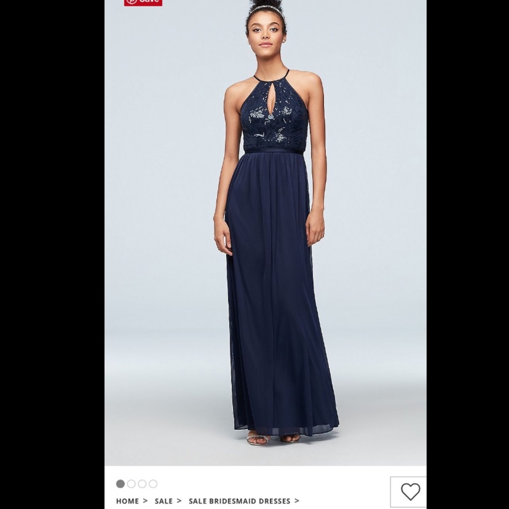 David’s Bridal Keyhole Dress